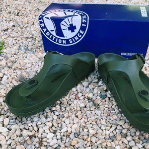 Green Birkenstock Sandals